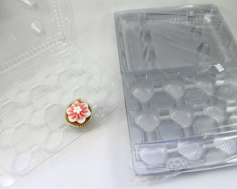 Clamshell Holds 12 Standard Cupcake 6pc.
