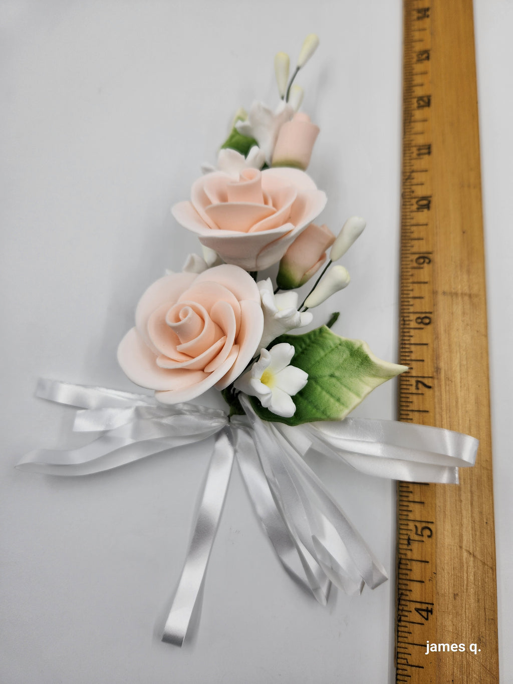 Rose Spray Peach 1pc. (5241)