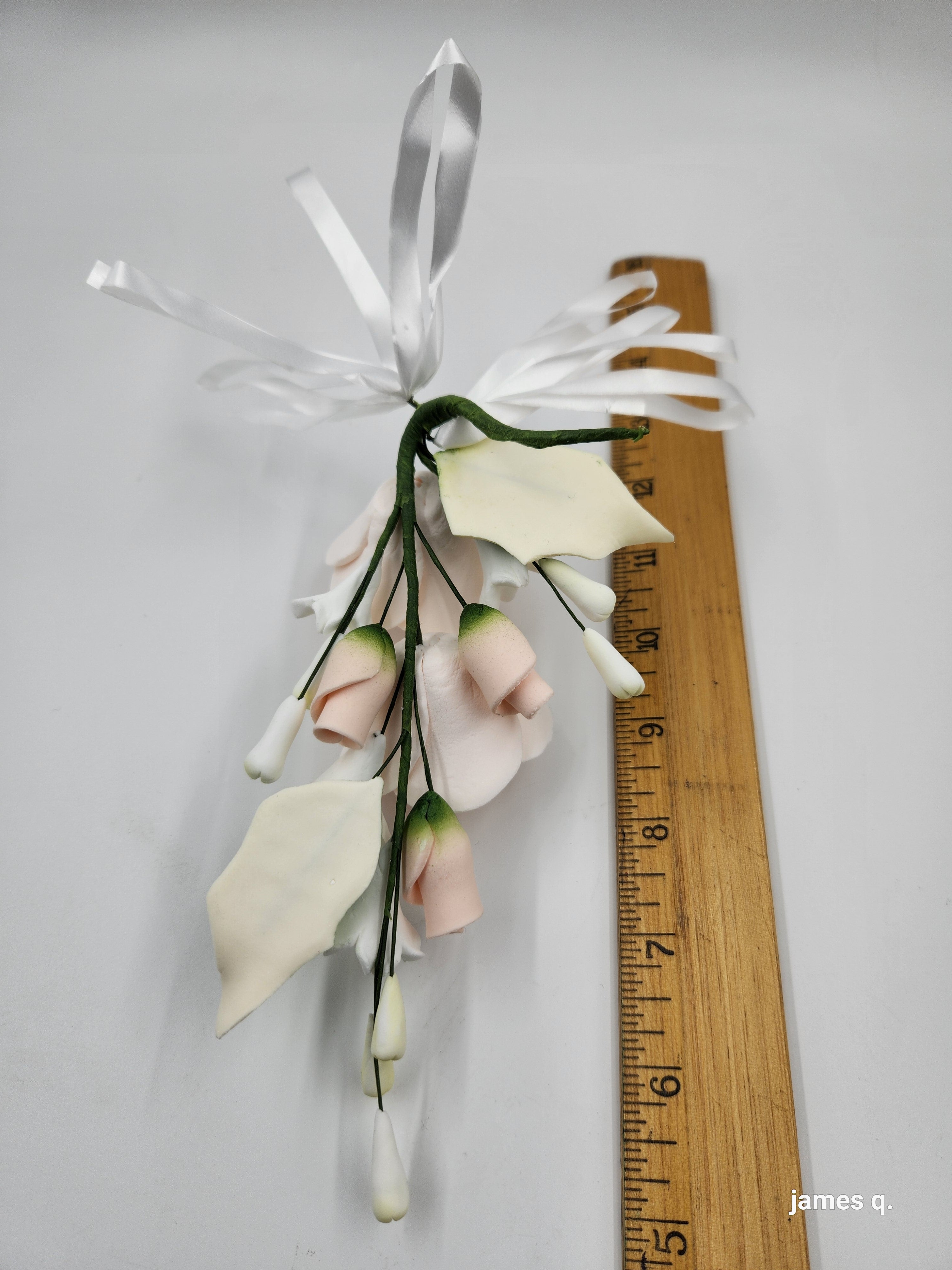 Rose Spray Peach 1pc. (5241)