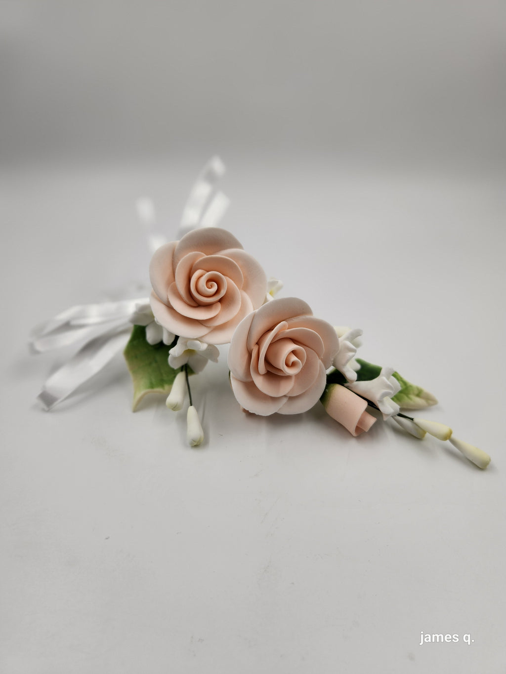 Rose Spray Peach 1pc. (5241)