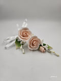 Rose Spray Peach 1pc. (5241)