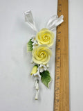 Rose Spray 1pc. Soft Yellow (5221)
