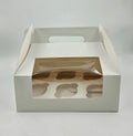 Cupcake Box Holds 6 w/ Handle 1pc.