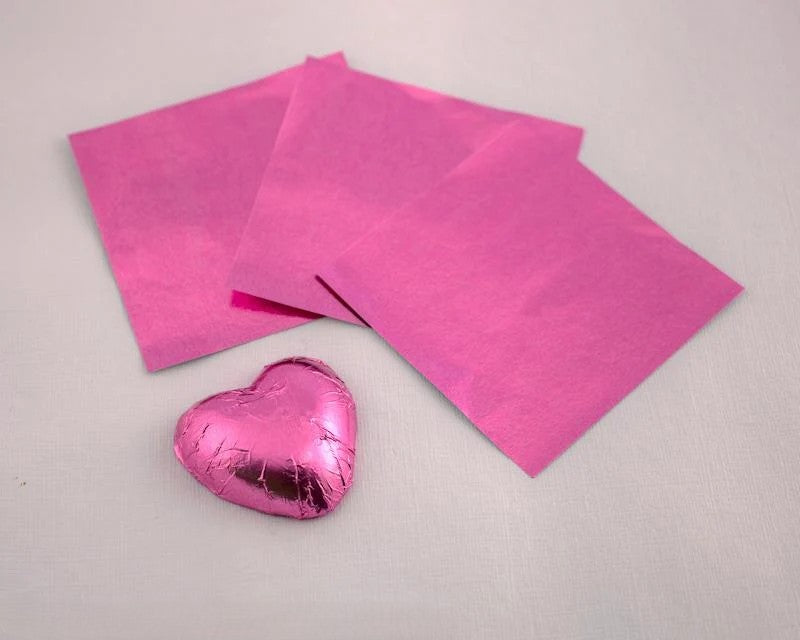 Foil Candy Wrappers 50pc. 4"x4"