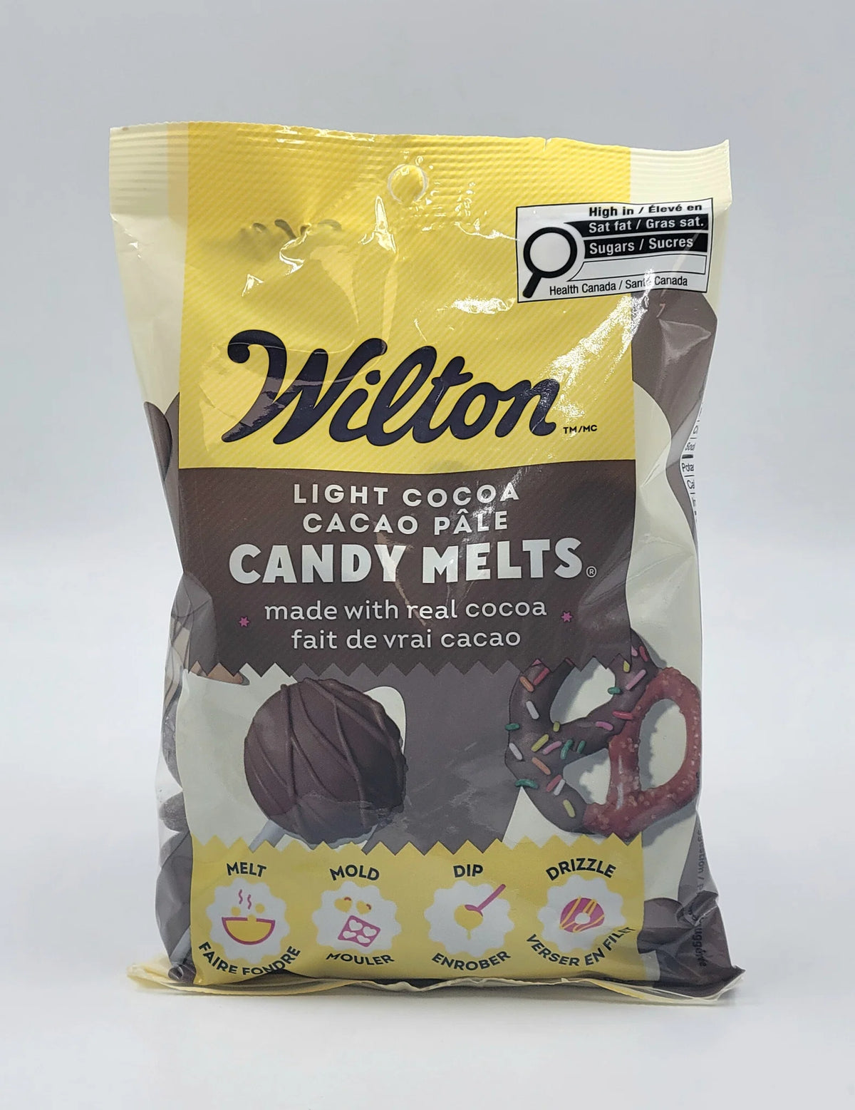 CANDY MELTS 340g LIGHT COCOA